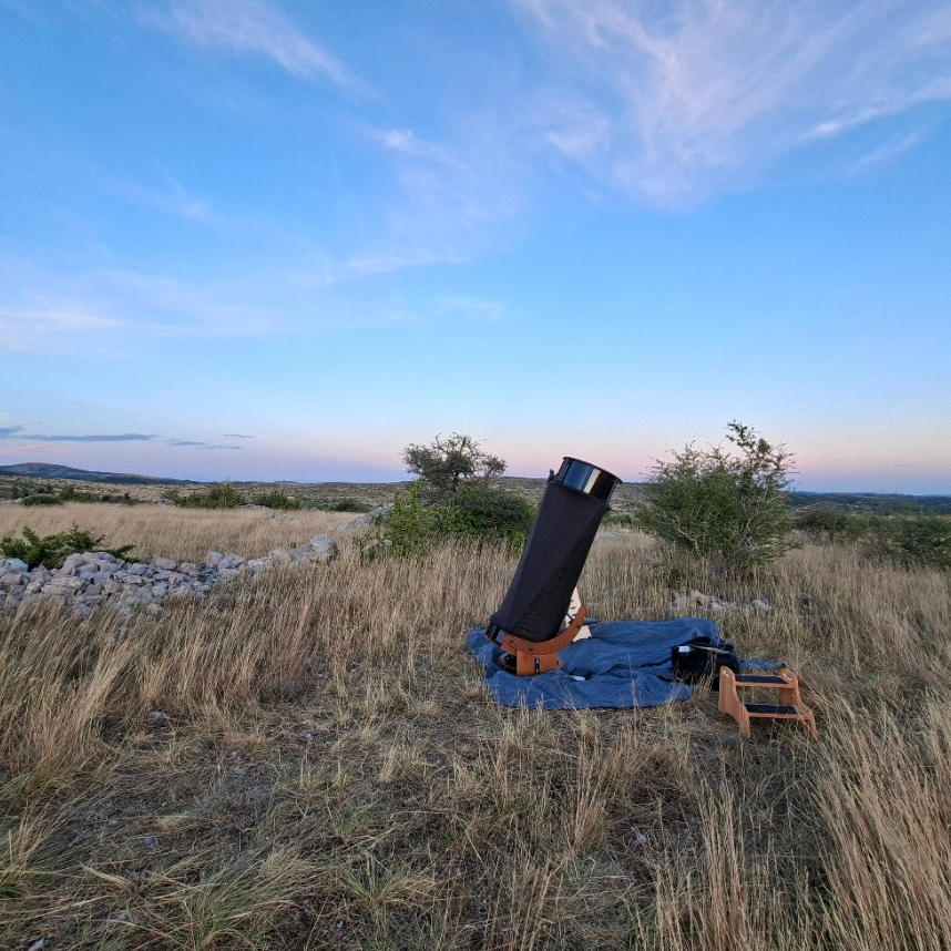 Télescope Taurus T400 sur le Larzac